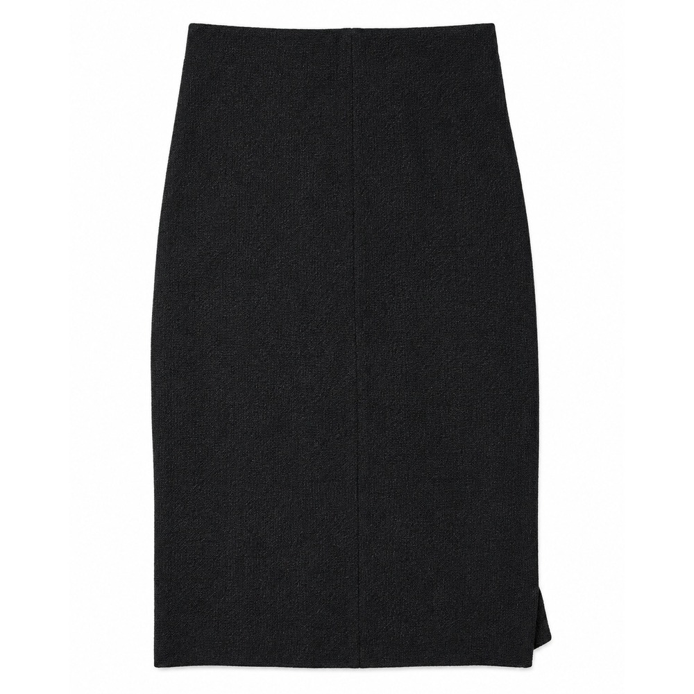Vintage The Clothing Co Black Pencil Skirt Small Made in USA 100% Acrylic
